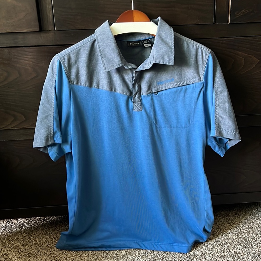Marmot short sleeved hiking/dress shirt size L Mens